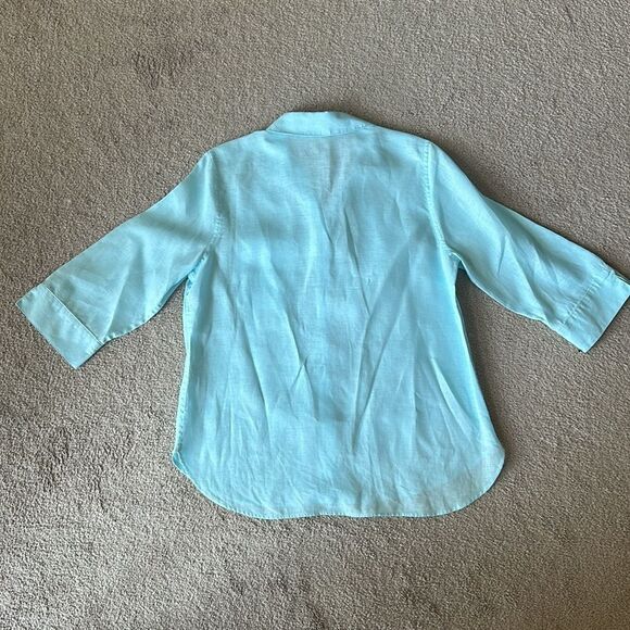Chicos Linen Blouse! - Picture 6 of 10